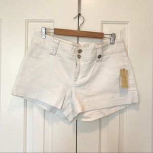 NWT Michael Kors White Jean Shorts